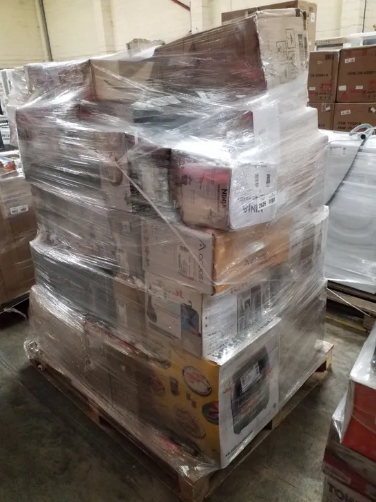 PALLET OF APPROXIMATELY 37 UNPROCESSED RAW RETURN HOUSEHOLD AND ELECTRICAL GOODS TO INCLUDE;