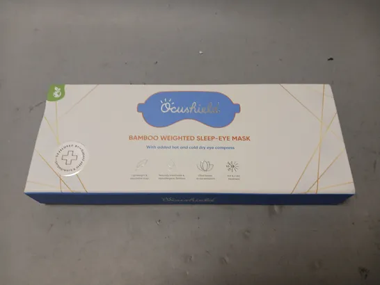 BOXED OCUSHIELD BAMBOO WEIGHTED SLEEP-EYE MASK