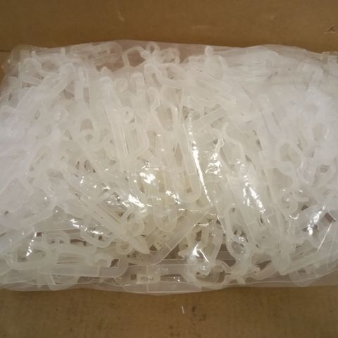 BAG OF CLEAR BLULU CHRISTMAS GUTTER CLIPS