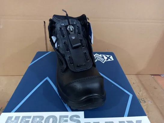 BOXED PAIR OF BRAND NEW HAIX AIRPOWER XR 6 SAFETY WORK BOOTS IN BLACK UK SIZE 3