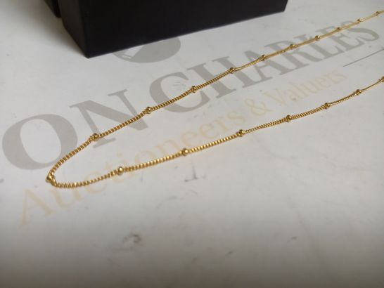 MISSOMA BOBBLE 18CT GOLD PLATED CHAIN CHOKER