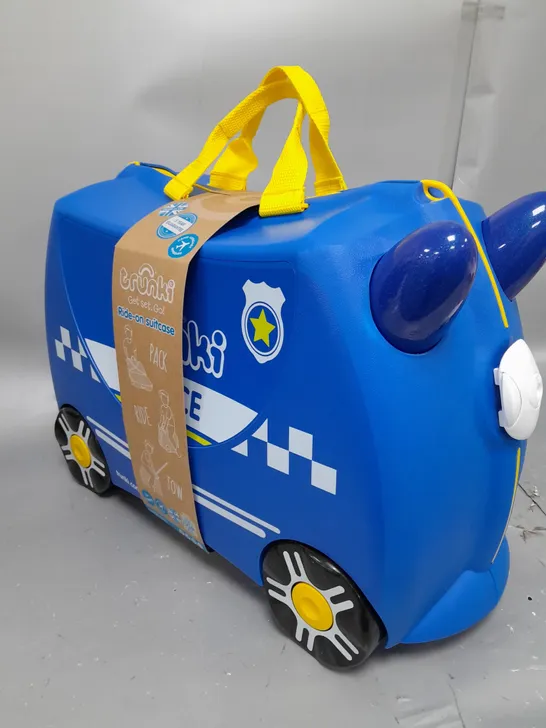 TRUNKI PERCY POLICE CAR NAVY BLUE