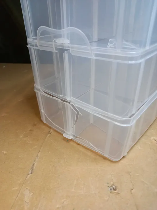 PLASTIC STORAGE DRAWS AND COMPARTMENTS 