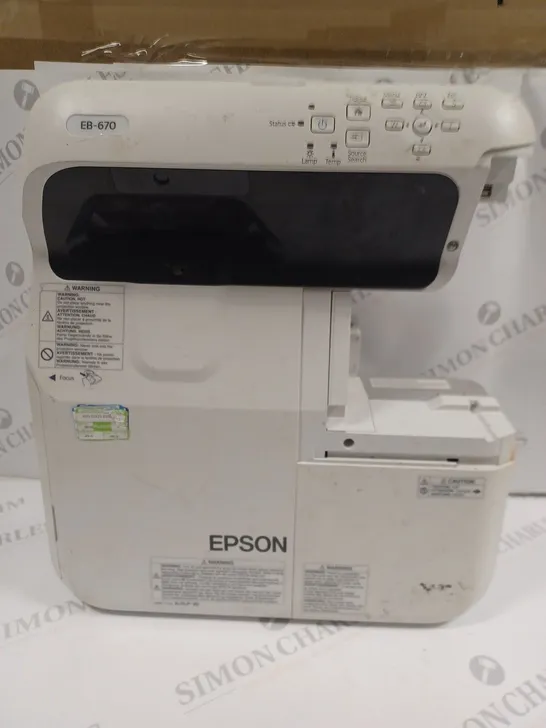 UNBOXED EPSON EB-670 LCD PROJECTOR