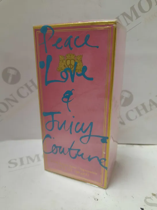 JUICY COUTURE PEACE LOVE & JUICY COUTURE EAU DE PARFUM 100ML 