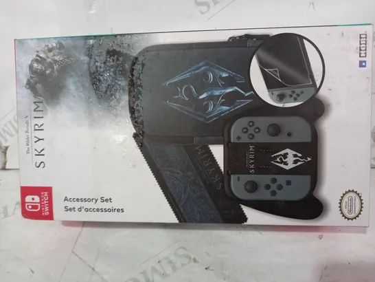 BOXED NINTENDO SWTCH SKYRIM ACCESSORY SET 