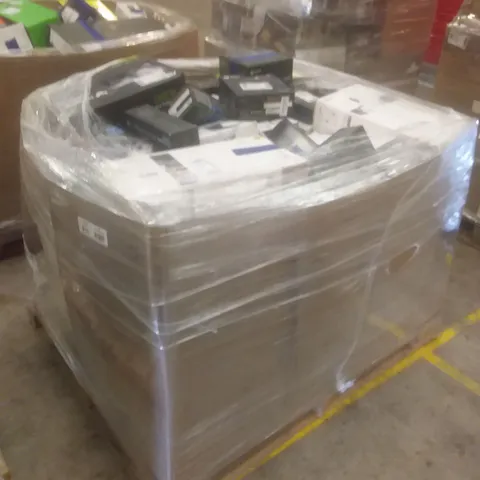 PALLET OF APPROXIMATELY 102 ASSORTED UNTESTED RAW RETURN COMPUTER, TECH AND ELECTRICAL PRODUCTS TO INCLUDE;