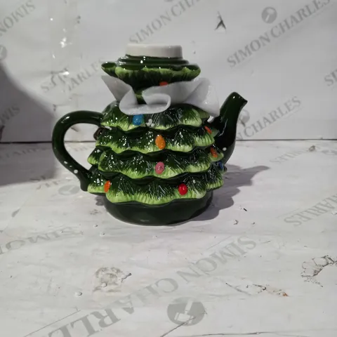 MR CHRISTMAS TEAPOT 8INCH HIGH