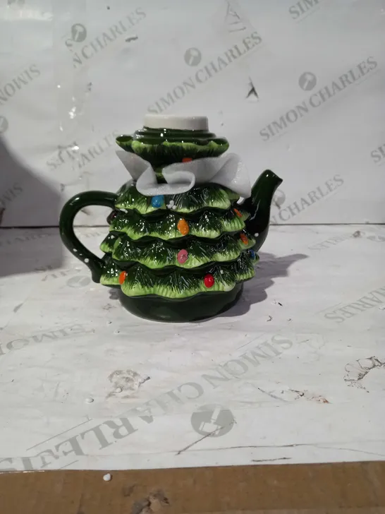 MR CHRISTMAS TEAPOT 8INCH HIGH