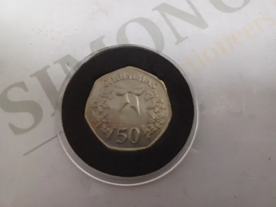 2014 COLLECTABLE CHRISTMAS 50 COIN