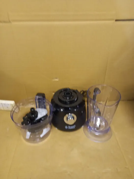 RUSSELL HOBBS MATTE BLACK FOOD PROCESSOR