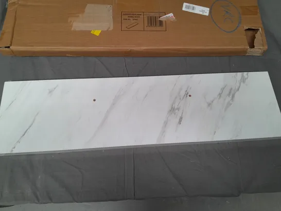 BOXED 90CM MARBLE EFFECT FLOATING SHELF UNBRANDED