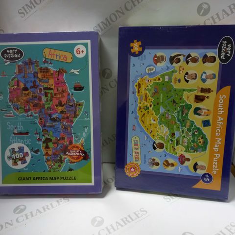 KIDS 100 PIECE JIGSAW DUO - AFRICA AND SOUTH AFRICA