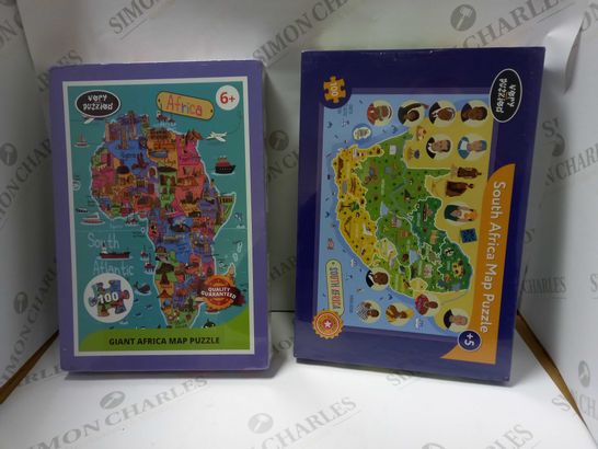 KIDS 100 PIECE JIGSAW DUO - AFRICA AND SOUTH AFRICA