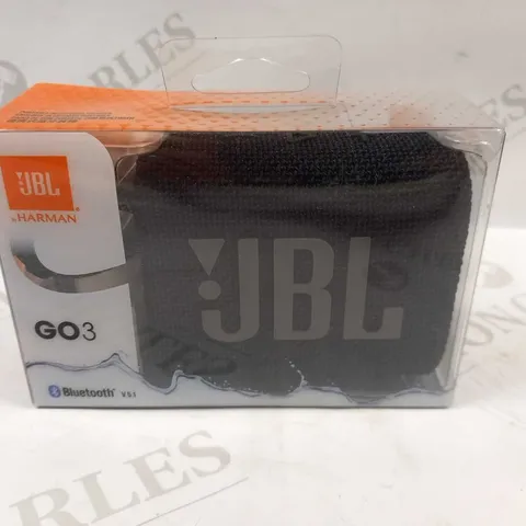 BOXED JBL BY HARMAN GO3 PORTABLE SPEAKER 