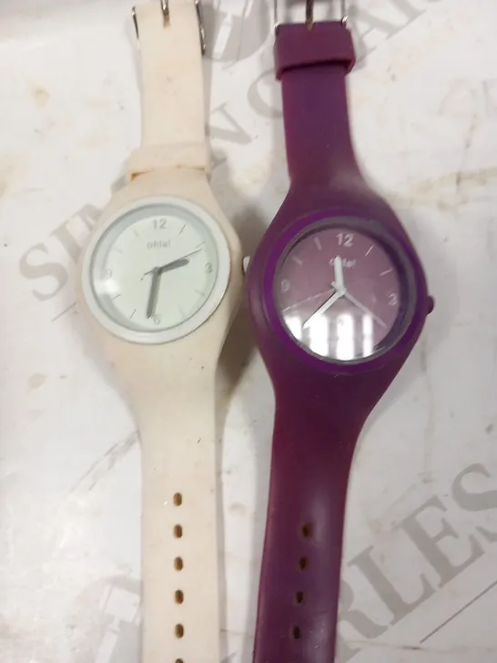 2 OHLA WRIST WATCHES