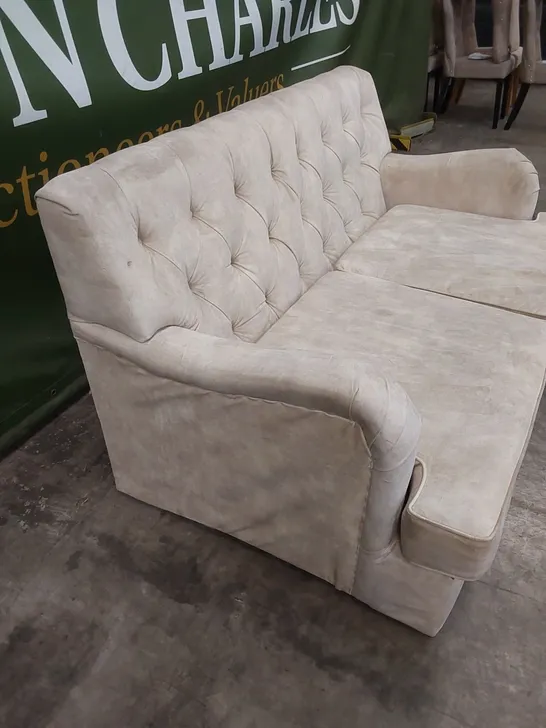 DESIGNER LARGE BUTTON BACK SOFA