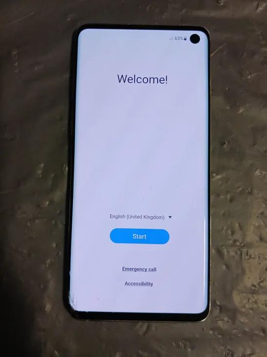 SAMSUNG GALAXY S10 SMARTPHONE SM-G973F/DS IN PRISM WHITE