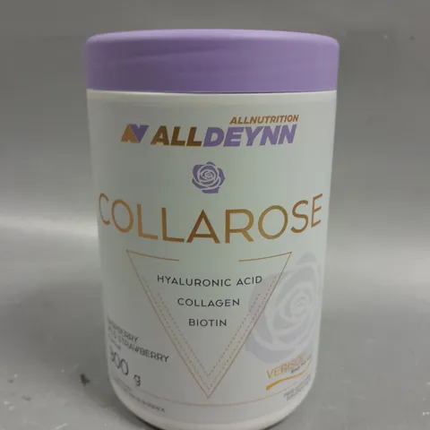 SEALED ALLDEYNN COLLAROSE HYALURONIC ACID COLLAGEN BIOTIN - RASPBERRY WILD STRAWBERRY - 300G