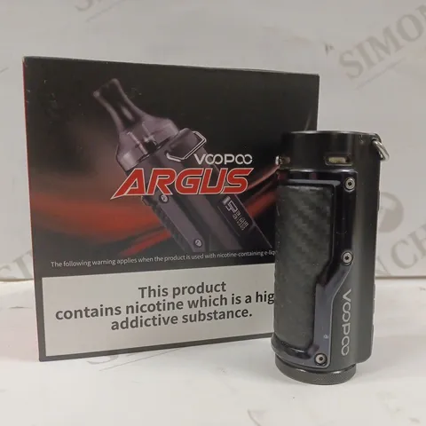 BOXED VOOPOO ARGUS VAPE - CARBON FIBER & BLACK 