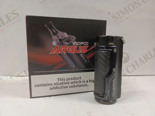 BOXED VOOPOO ARGUS VAPE - CARBON FIBER & BLACK 