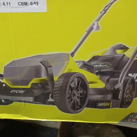 RYOBI 18V ONE+ CORDLESS 33CM LAWNMOWER