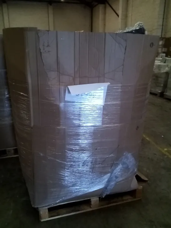 PALLET OF ASSORTED ITEMS INCLUDING MEMORY FOAM PILLOWS, COTTON 3 PIECE BED SPREAD, SLEEPING BAG, MEMORY FOAM CHAIR CUSHION, NOFFA PILLOW