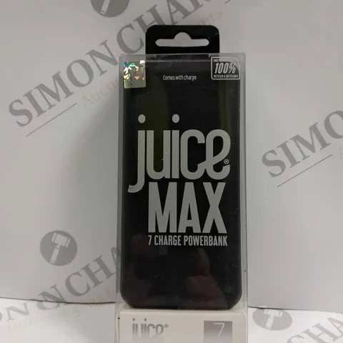 BOXED JUICE MAX 7 CHARGE POWERBANK 