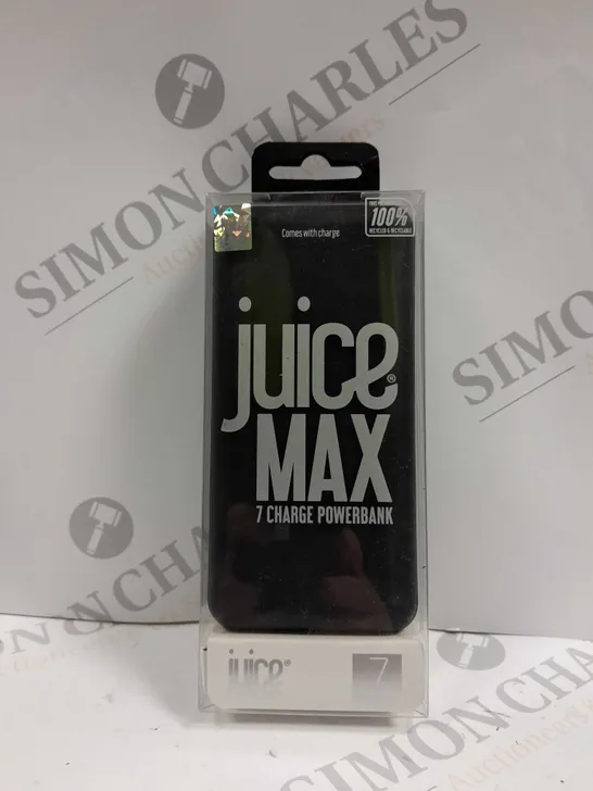 BOXED JUICE MAX 7 CHARGE POWERBANK 