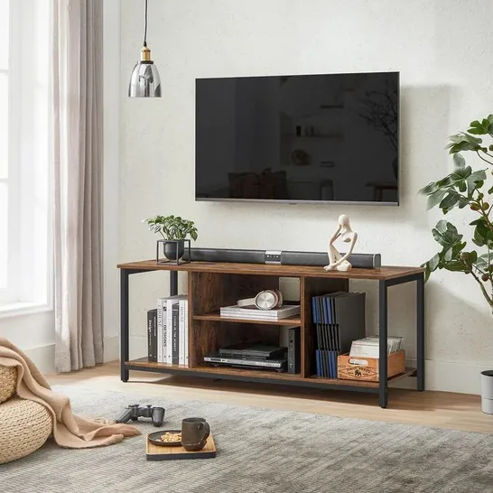 TINDLEY TV STAND FOR TV'S UPTO 55" DARK WOOD