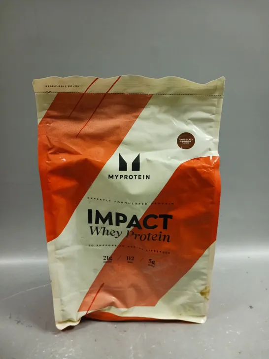 SEALED MYPROTEIN IMPACT WHEY PROTEIN - 2.5KG - CHOCOLATE BROWNIE 