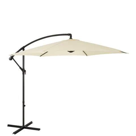 BOXED 3M CANTILEVER HANGING PARASOL CREAM (1 BOX)