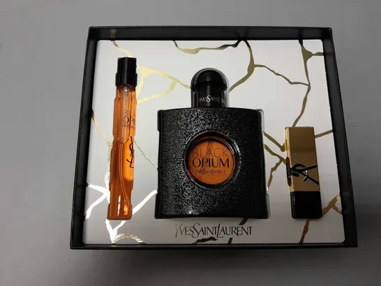 BOXED YVESSAINTLAURENT BLACK OPIUM SET