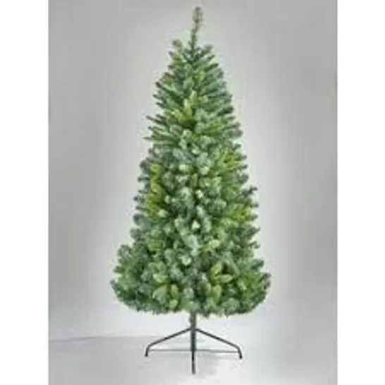 BOXED 6FT SPACE SAVING HALF TREE - COLLECTION ONLY RRP £49.99