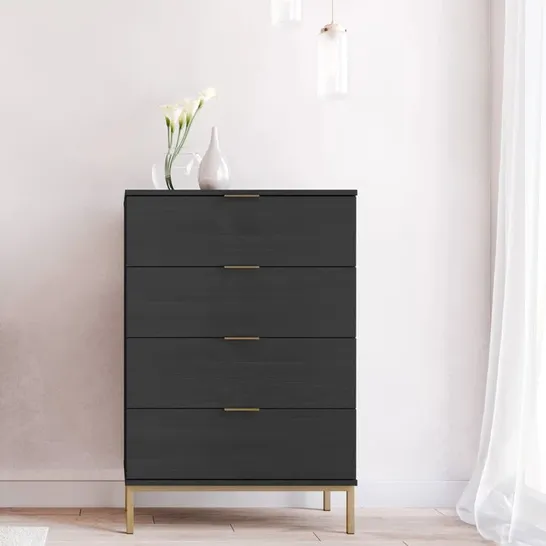 BOXED ALLEENA 4-DRAWER CHEST OF DRAWERS