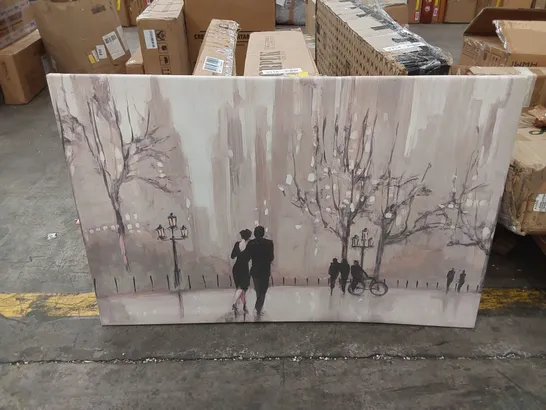 ROMANTIC WALK - WRAPPED CANVAS