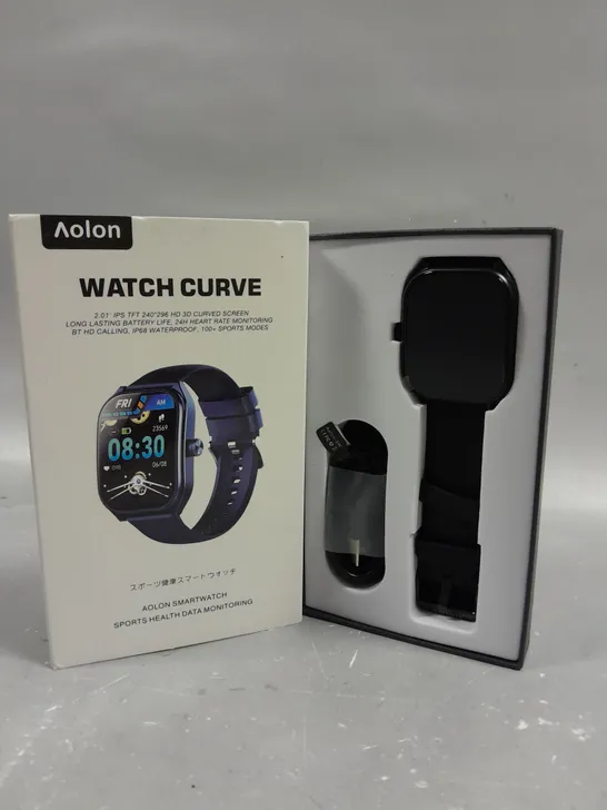 BOXED AOLON WATCH CURVE HEALTH MONITORING SMARTWATCH 