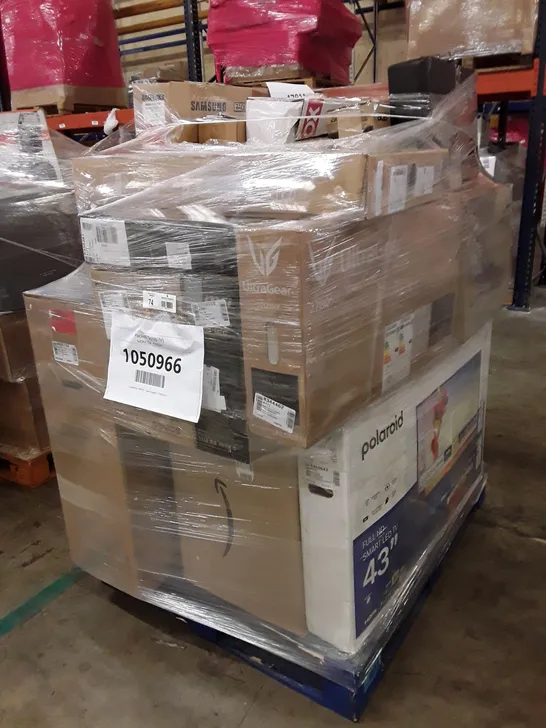 PALLET OF APPROXIMATELY 24 UNPROCESSED RAW RETURN MONITORS TO INCLUDE;