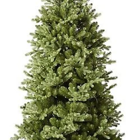 SANTA'S BEST 16 FUNCTION PRE-LIT DEWDROP CHRISTMAS TREE SNOW KISS 7FT - COLLECTION ONLY