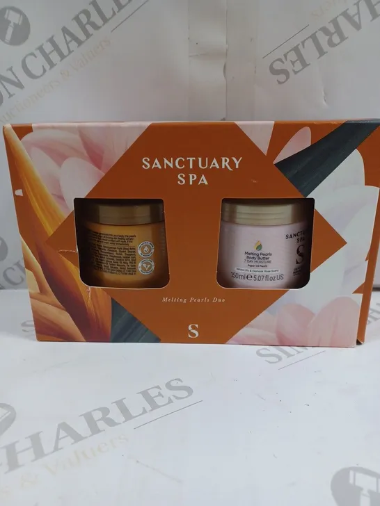 BOXED SANCTUARY SPA MELTING PEARLS DUO SET   RRP £16