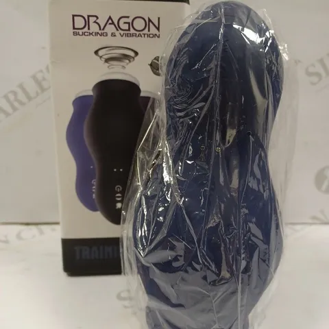 BOXED DRAGON SUCKING & VIBRATION TRAINING CUP - BLUE