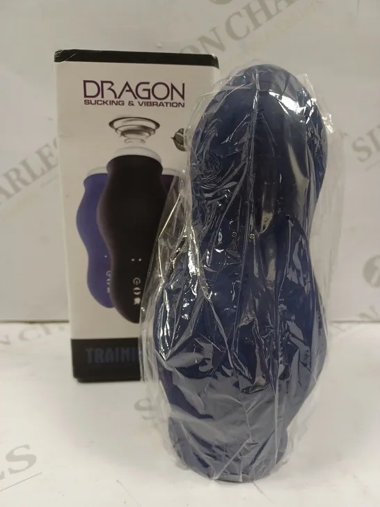 BOXED DRAGON SUCKING & VIBRATION TRAINING CUP - BLUE