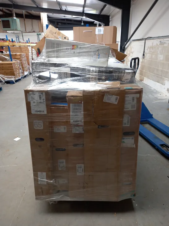 PALLET OF ASSORTED DAMAGED AND FAULTY TELEVISIONS AND MONITORS TO INCLUDE HISENSE, TOSHIBA AND TCL - COLLECTION ONLY 