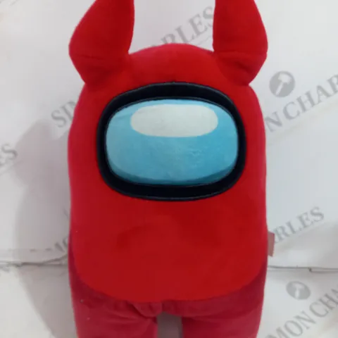 TOIKIDO AMONG US DEVIL HORN SOFT PLUSH IN RED