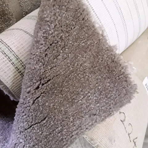 ROLL OF QUALITY LIGHT BROWN CARPET