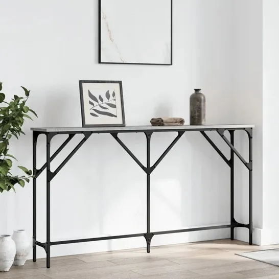 BOXED ABUK CONSOLE TABLE