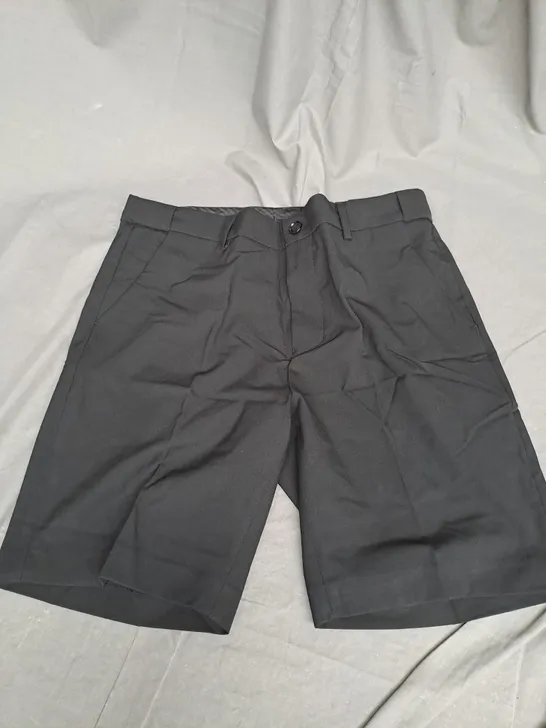 GEORGE BLACK FORMAL SHORTS IN BLACK SIZE L