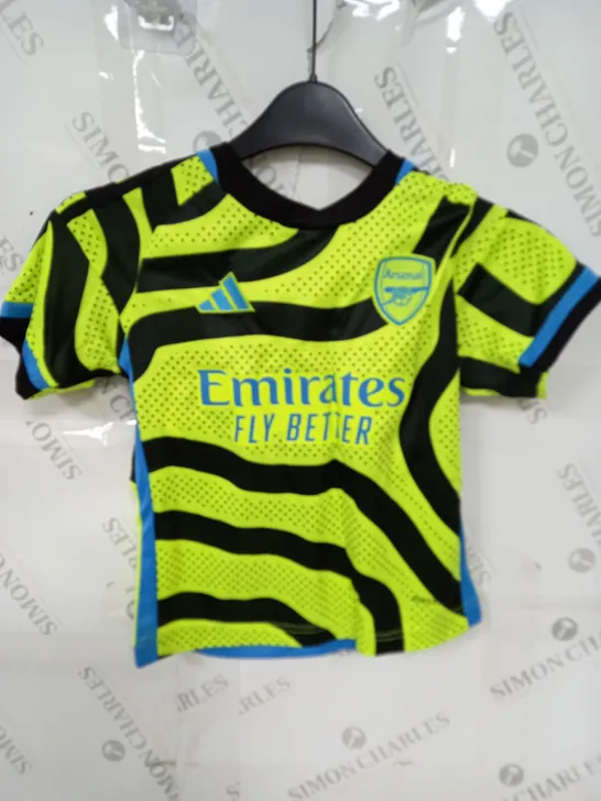 ARSENAL FC AWAY KIT WITH RICE 41 SIZE 18