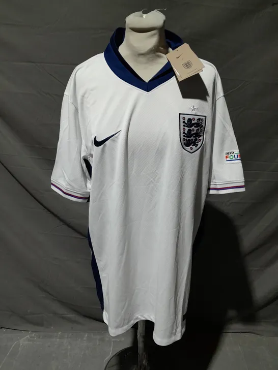 NIKE ENGLAND MENS EURO 2024 HOME FOOTBALL JERSEY SIZE 2XL 