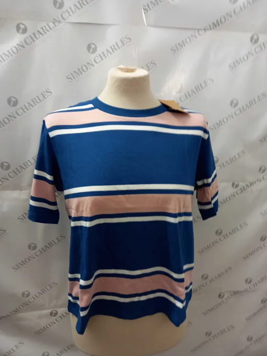 WOMENS BODEN STRIPED T-SHIRT SIZE S